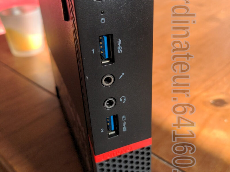 Ordinateur PC mini Tour occasion reconditionné Lenovo ThinkCentre M900 Intel® Core™ i5-6500 3.20Ghz 8Go RAM SSD 240